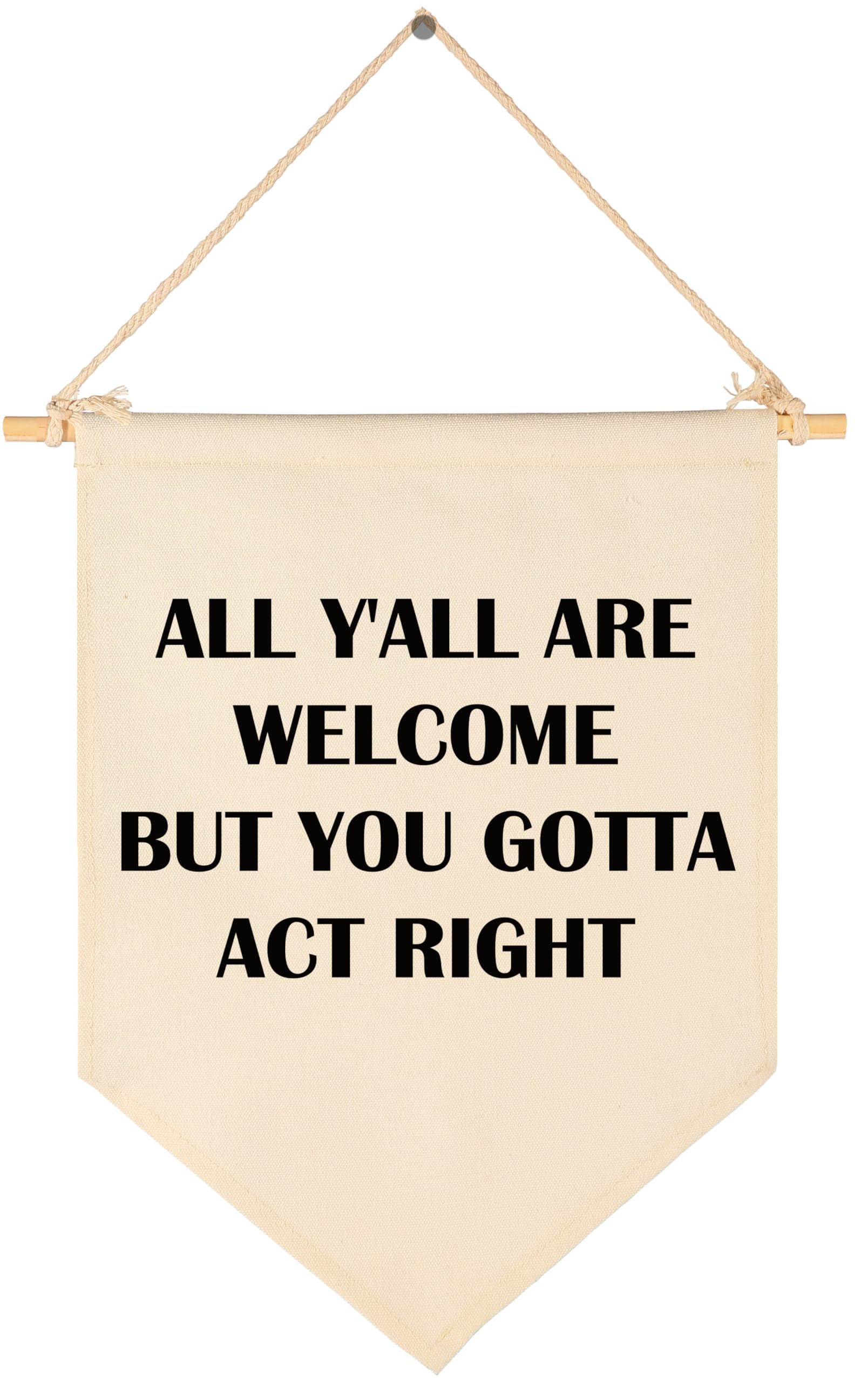 GEANHIL All Y'All nursery pennant banner adds cozy, welcoming decor.