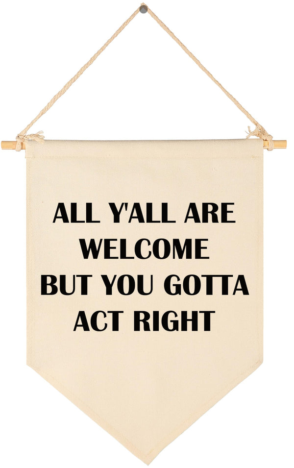 GEANHIL All Y'All nursery pennant banner adds cozy, welcoming decor.
