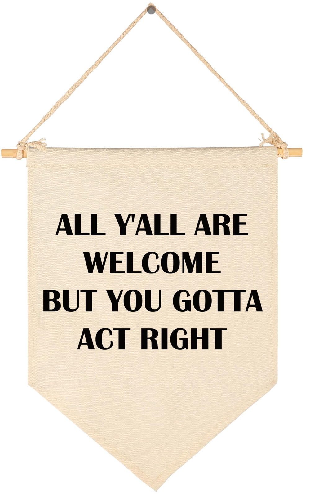 GEANHIL All Y'All nursery pennant banner adds cozy, welcoming decor.