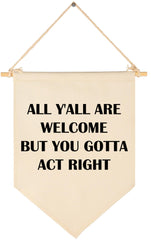 GEANHIL All Y'All nursery pennant banner adds cozy, welcoming decor.