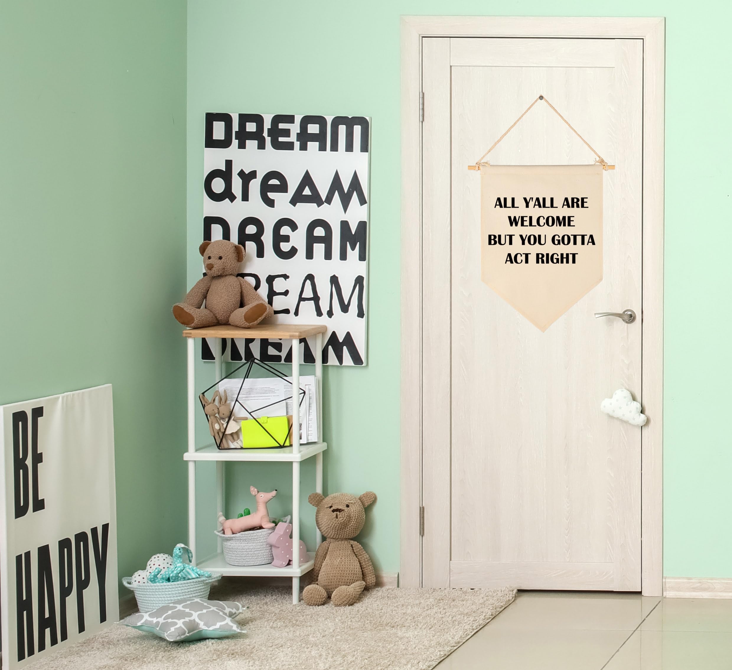 GEANHIL pennant banner for living spaces creates playful, inviting vibes.