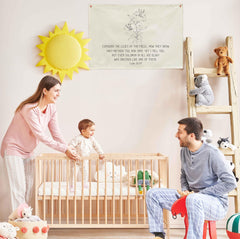 GEANHIL baby room rectangle banner brightens the kid's space and imagination