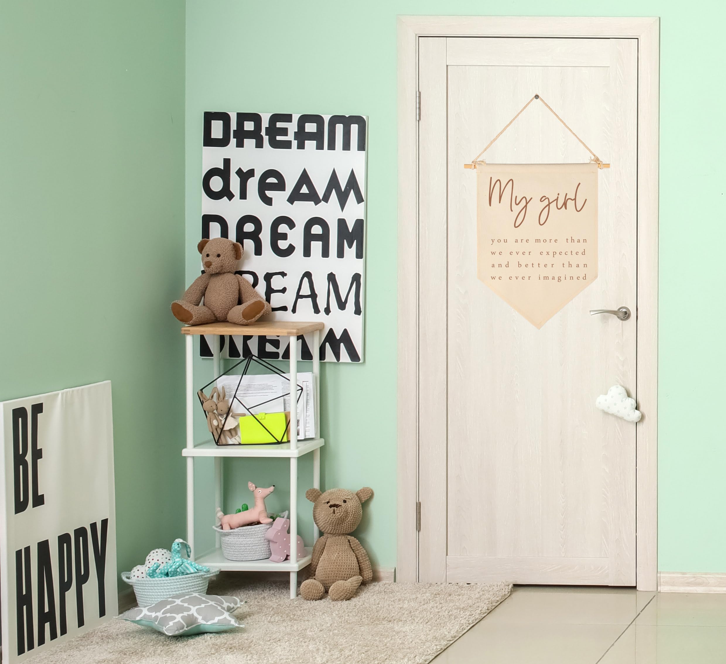 GEANHIL bedroom decor banner enhances reading corners and doorways.