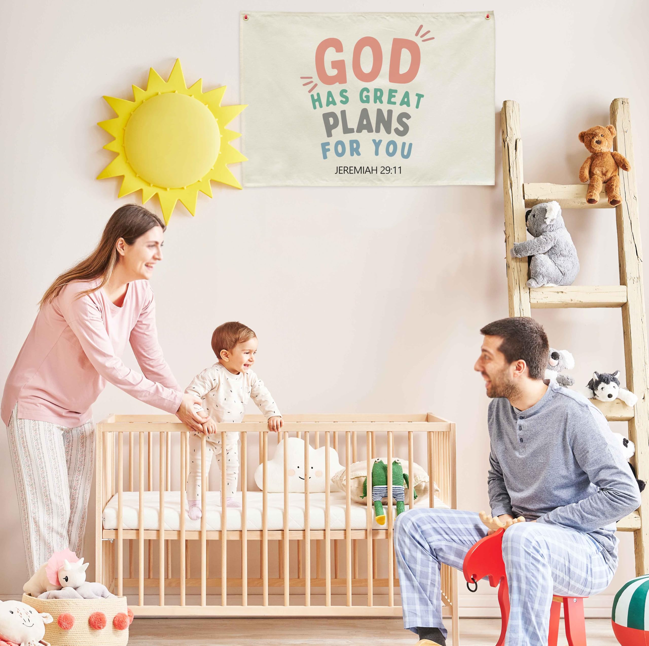 GEANHIL children's room canvas art promotes imagination and comfort.
