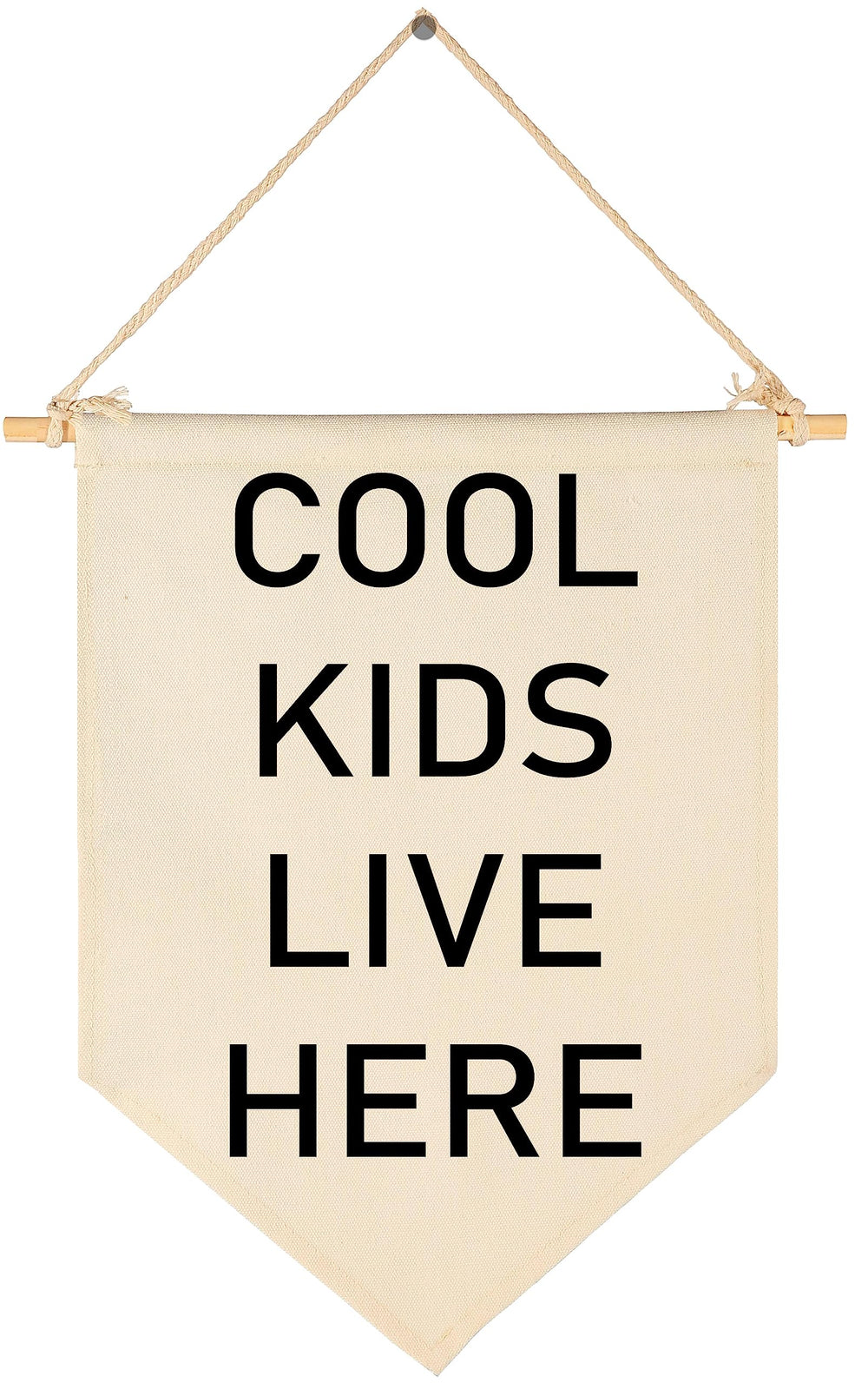 GEANHIL Cool Kids Live Here banner brightens nursery decor.