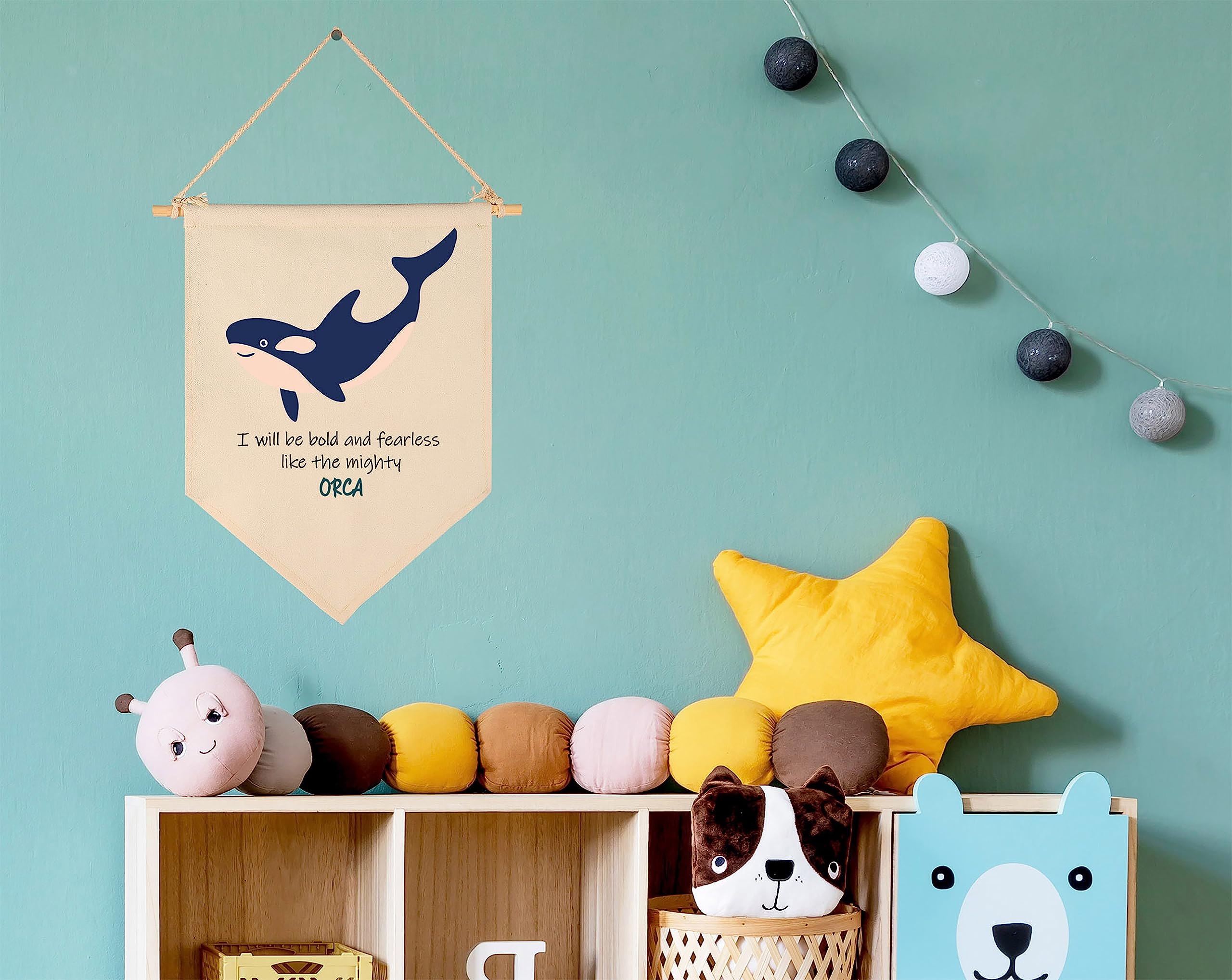 GEANHIL front-door-banner, inviting ocean vibes for guests