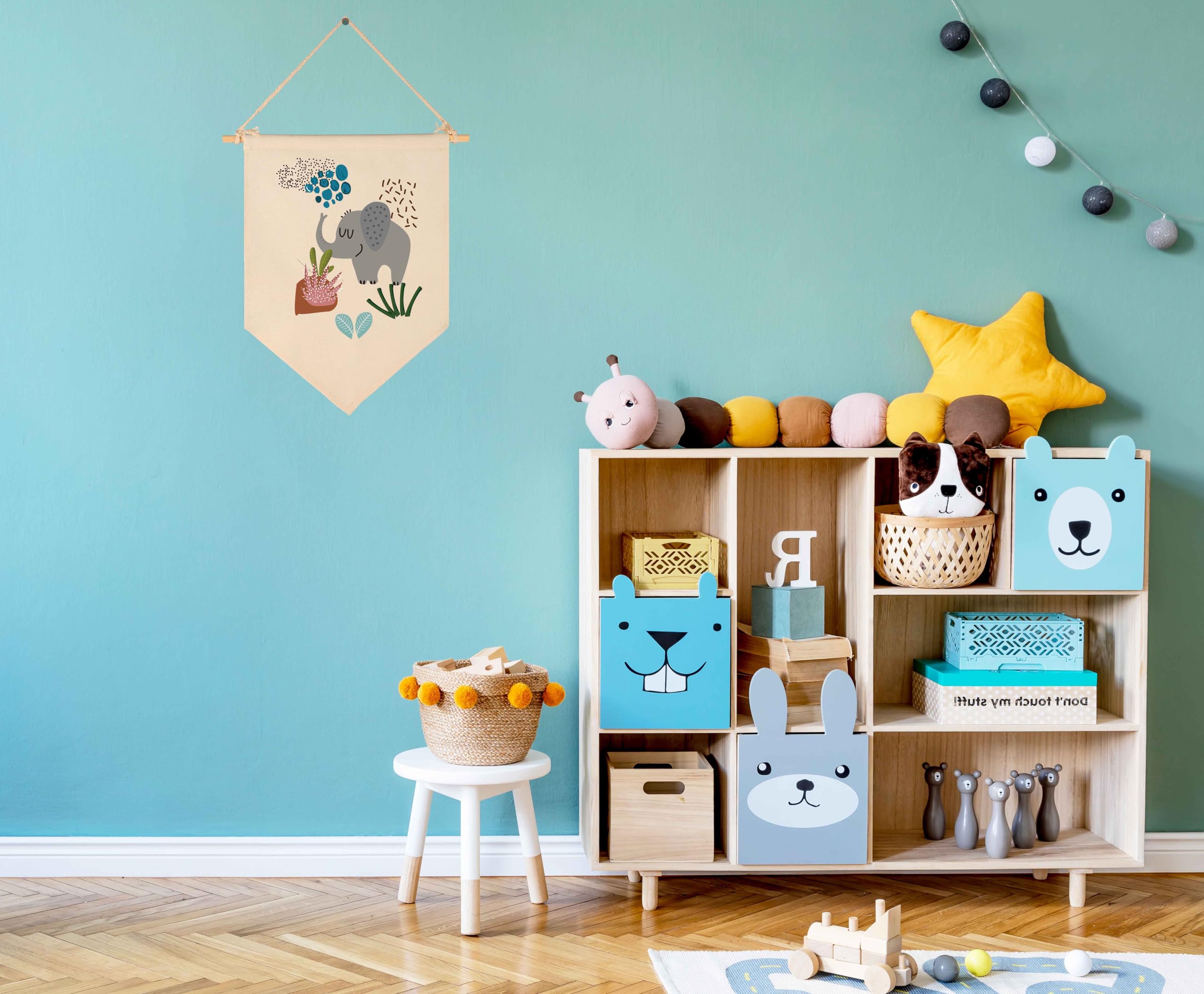 GEANHIL woodland decor banner inspires cozy play corners