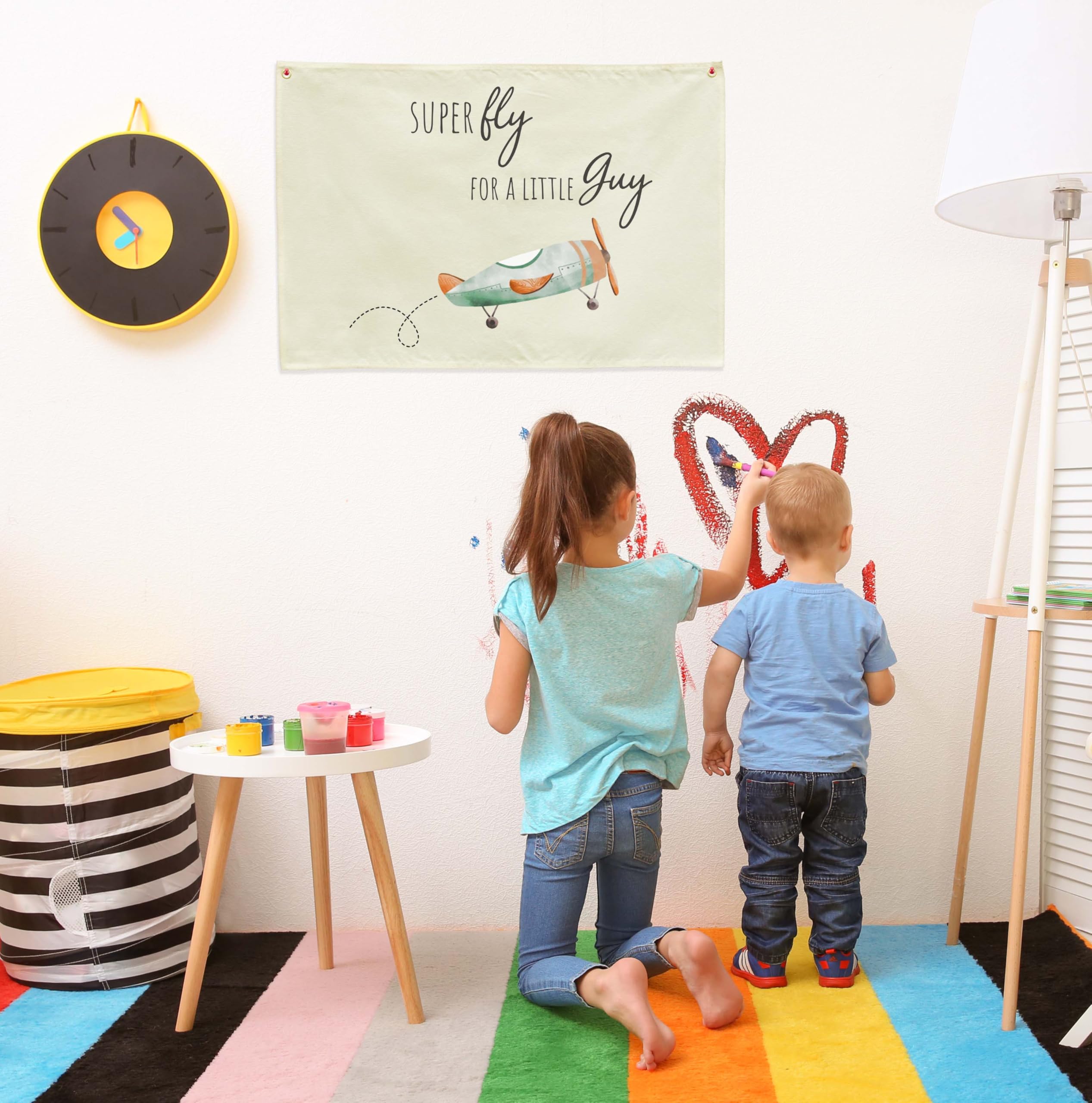 GEANHIL wall decor banner presented as a thoughtful gift for new parents