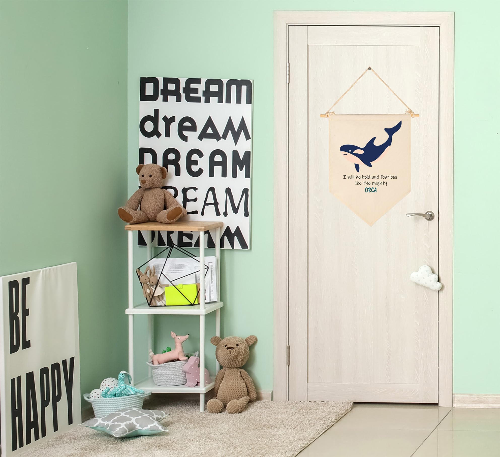GEANHIL Montessori-learning-flag adds educational charm to playrooms