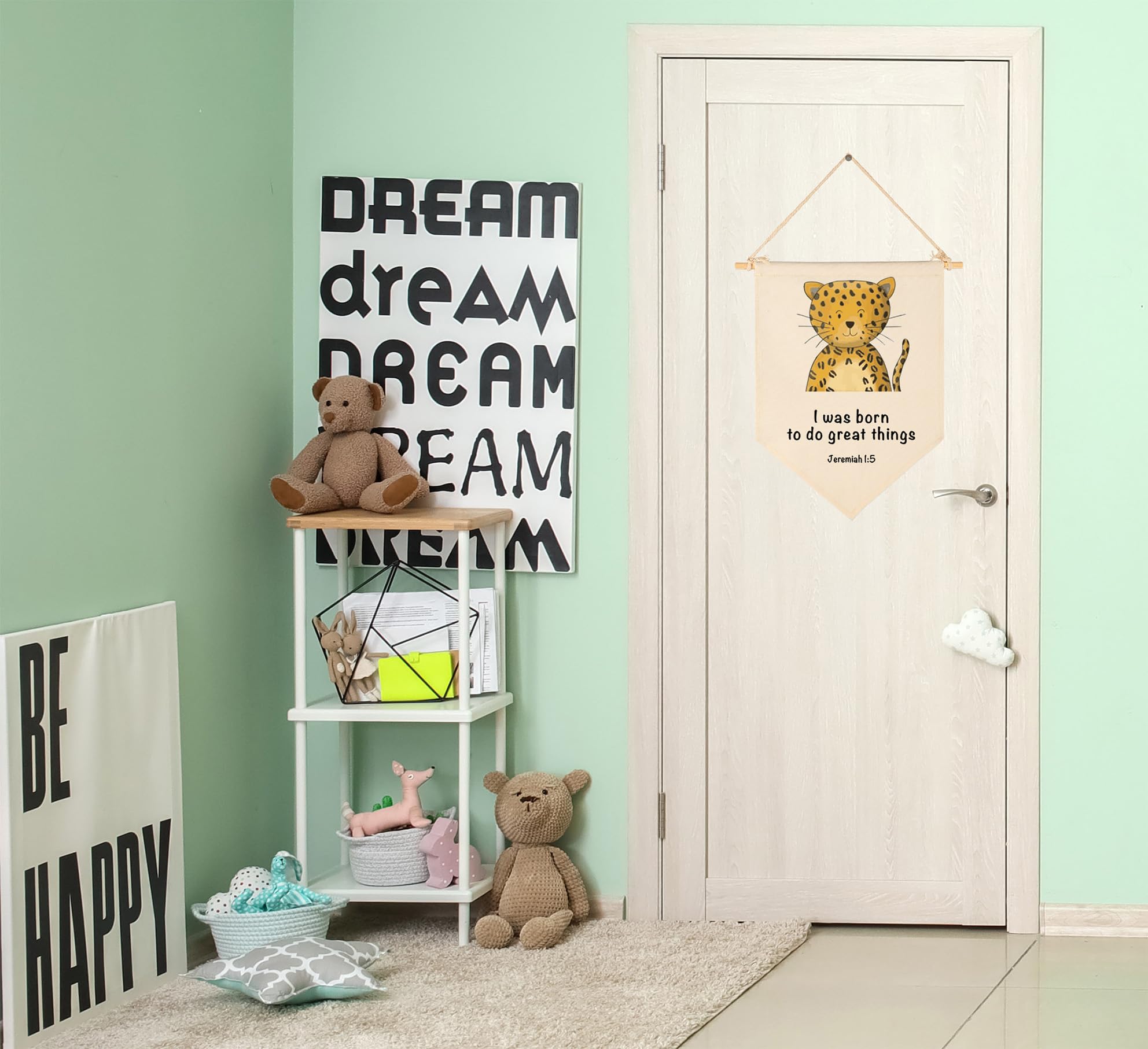 GEANHIL nursery banner makes a thoughtful newborn gift