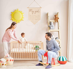 GEANHIL pennant banner made of cotton canvas is great for playrooms.