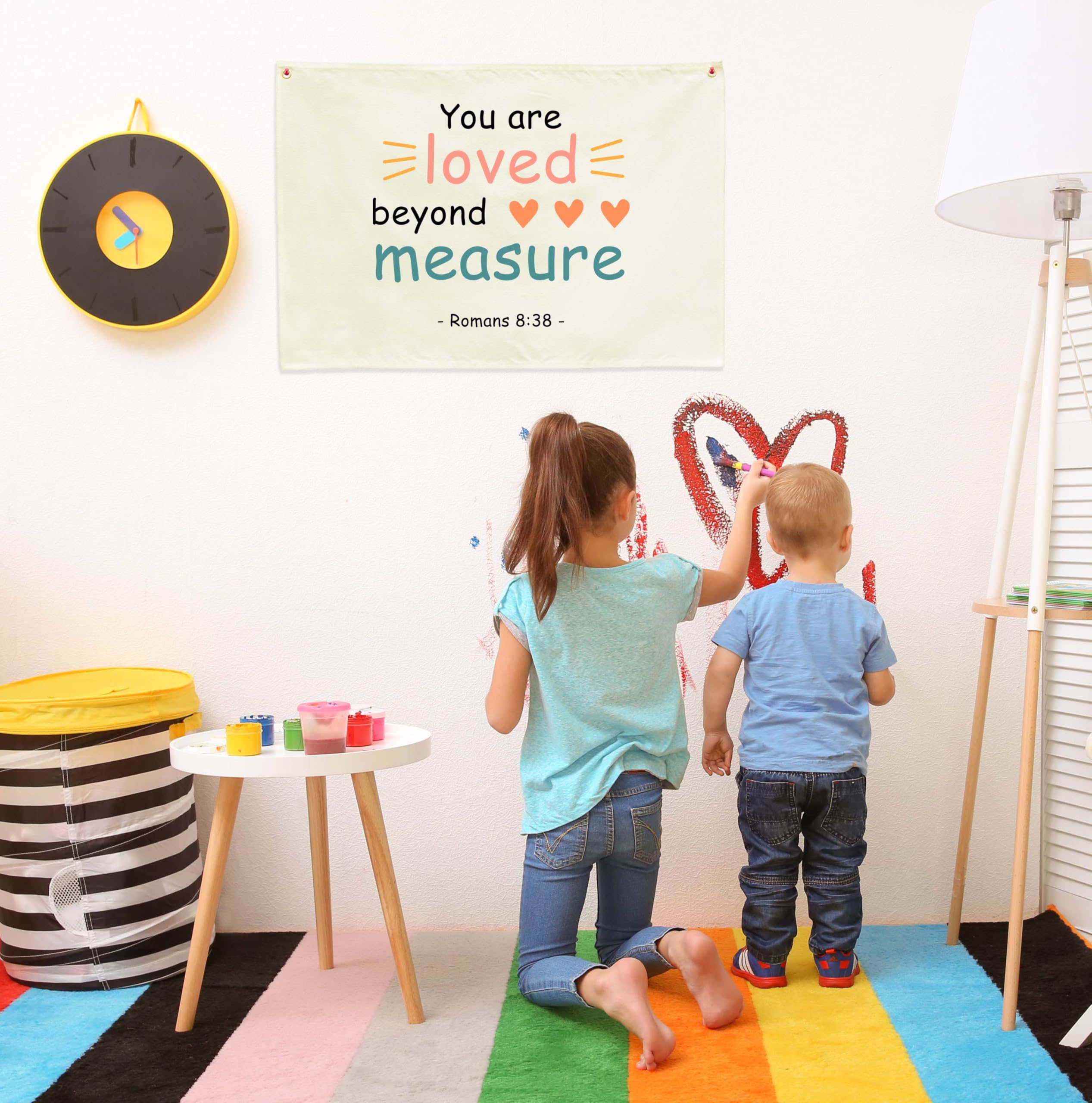 GEANHIL reading nook wall banner supports cozy learning spaces.