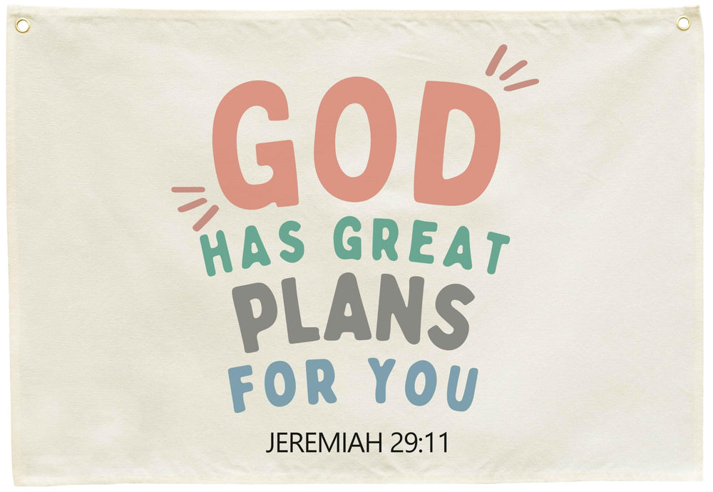 GEANHIL rectangular bible verse banner decor for nursery walls, inspiring daily reflection.