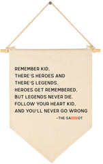 GEANHIL Remember banner in nursery wall decor for cozy ambiance.