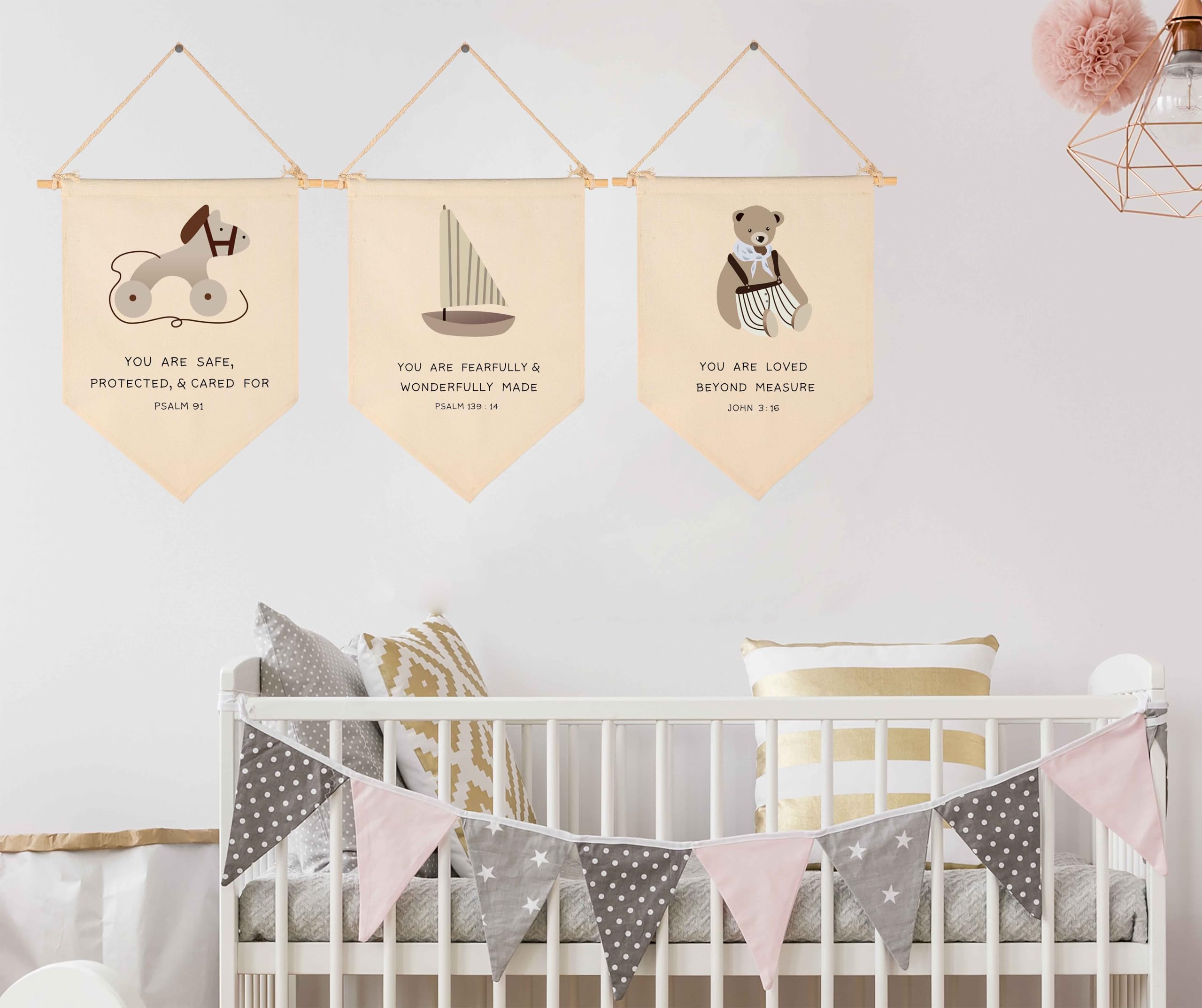 GEANHIL versatile wall decor banner for boys and girls' rooms
