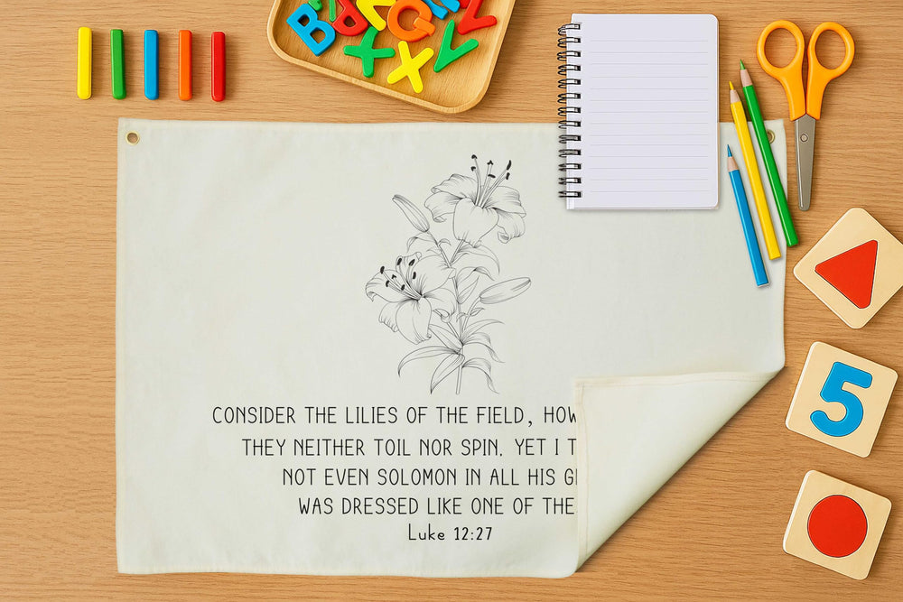 GEANHIL wall decor with Bible verse provides gentle inspiration in the nursery