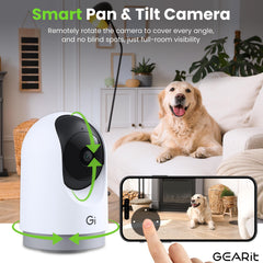 GEARit Smart Camera motion alerts keep you informed of activity.