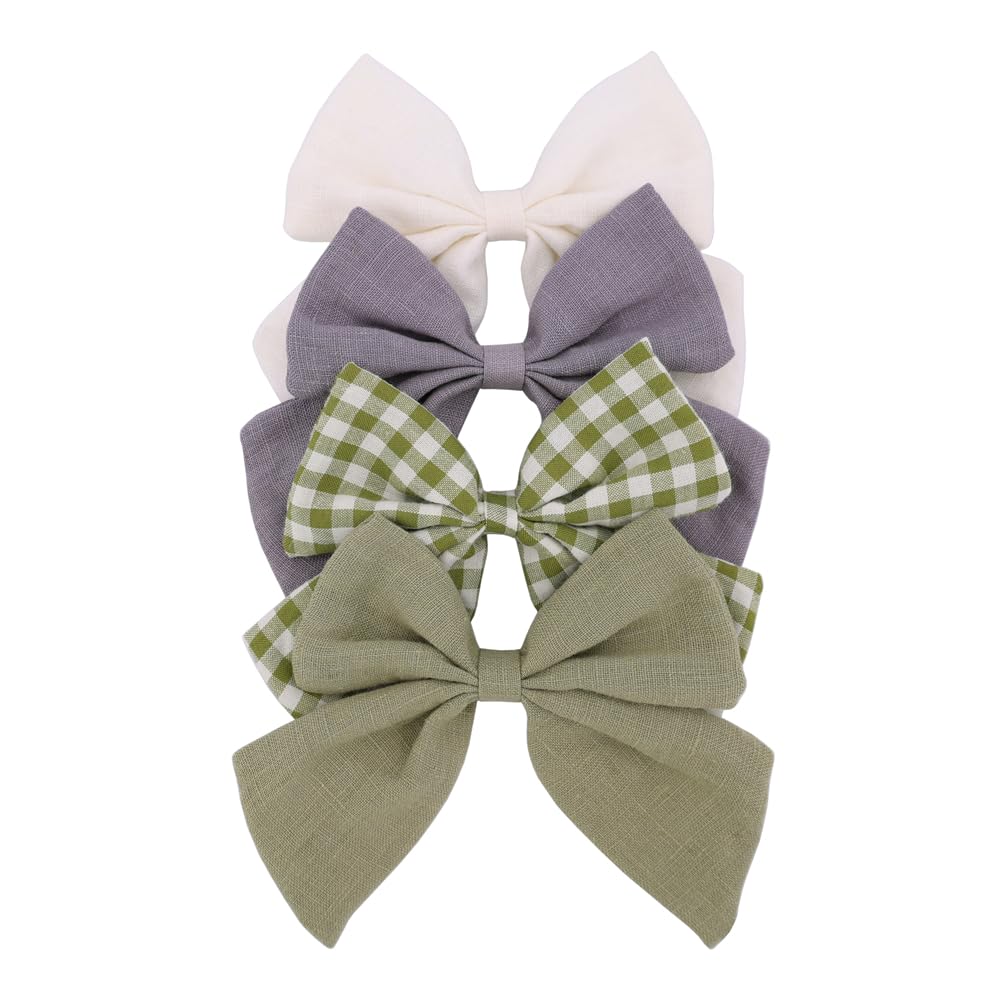 Gebelle Sailor Bow Hair Clip in Green Spring for daily wear and easy styling