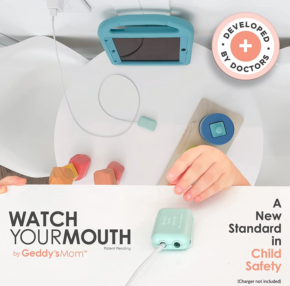 Geddy's Mom Watch Your Mouth protector 3-pack white, practical baby safety solution for families.