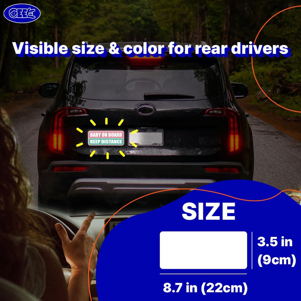 GEEKBEAR 3-pack keeps vehicles visible on every trip.