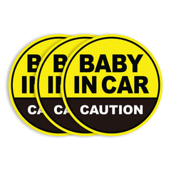 GEEKBEAR Baby in Car Magnet with colorful design boosts on-road visibility for a safer drive.