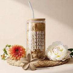 Geelfland mama glass cup—stylish everyday essential