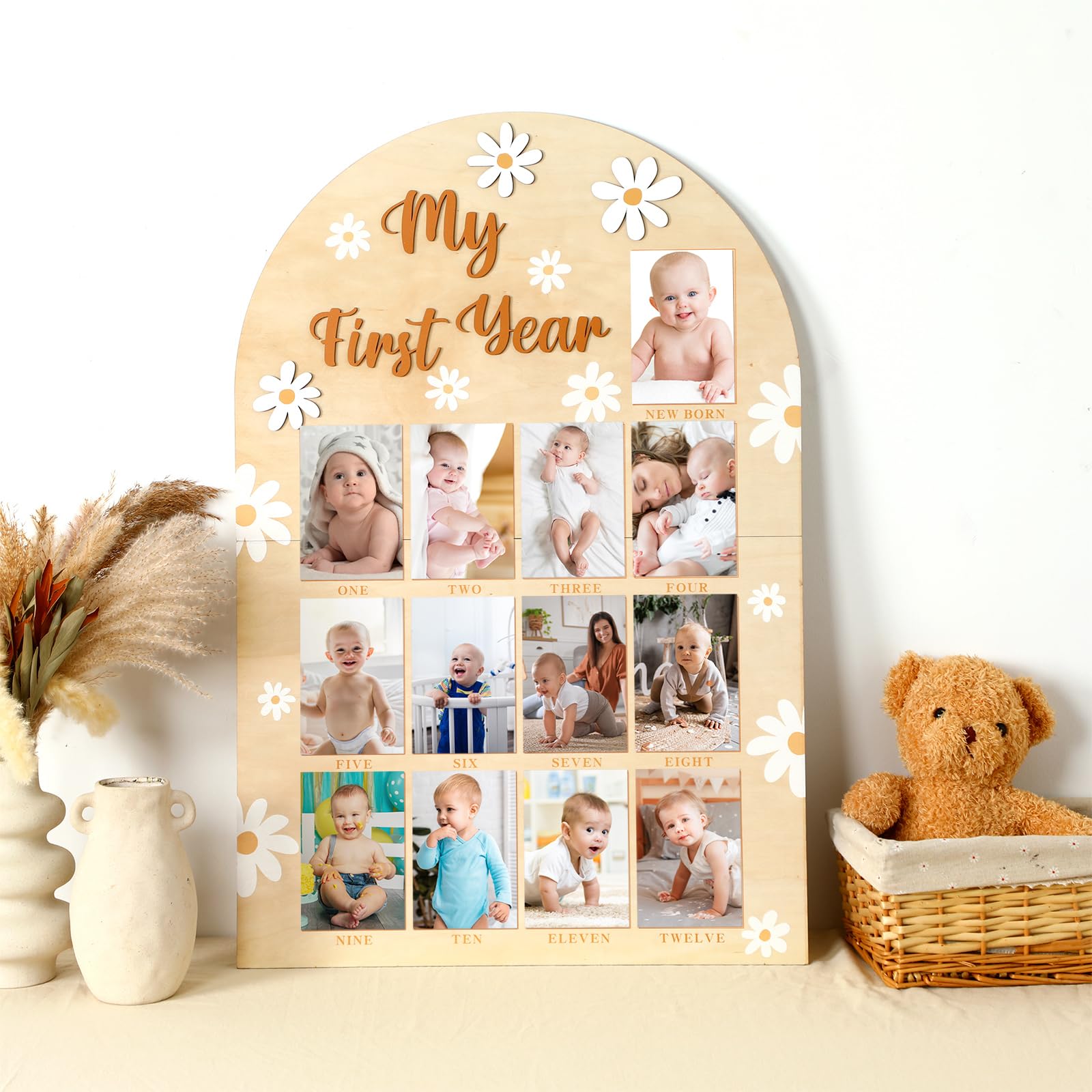 Foldable Geelin photo board shown as portable keepsake for travel.
