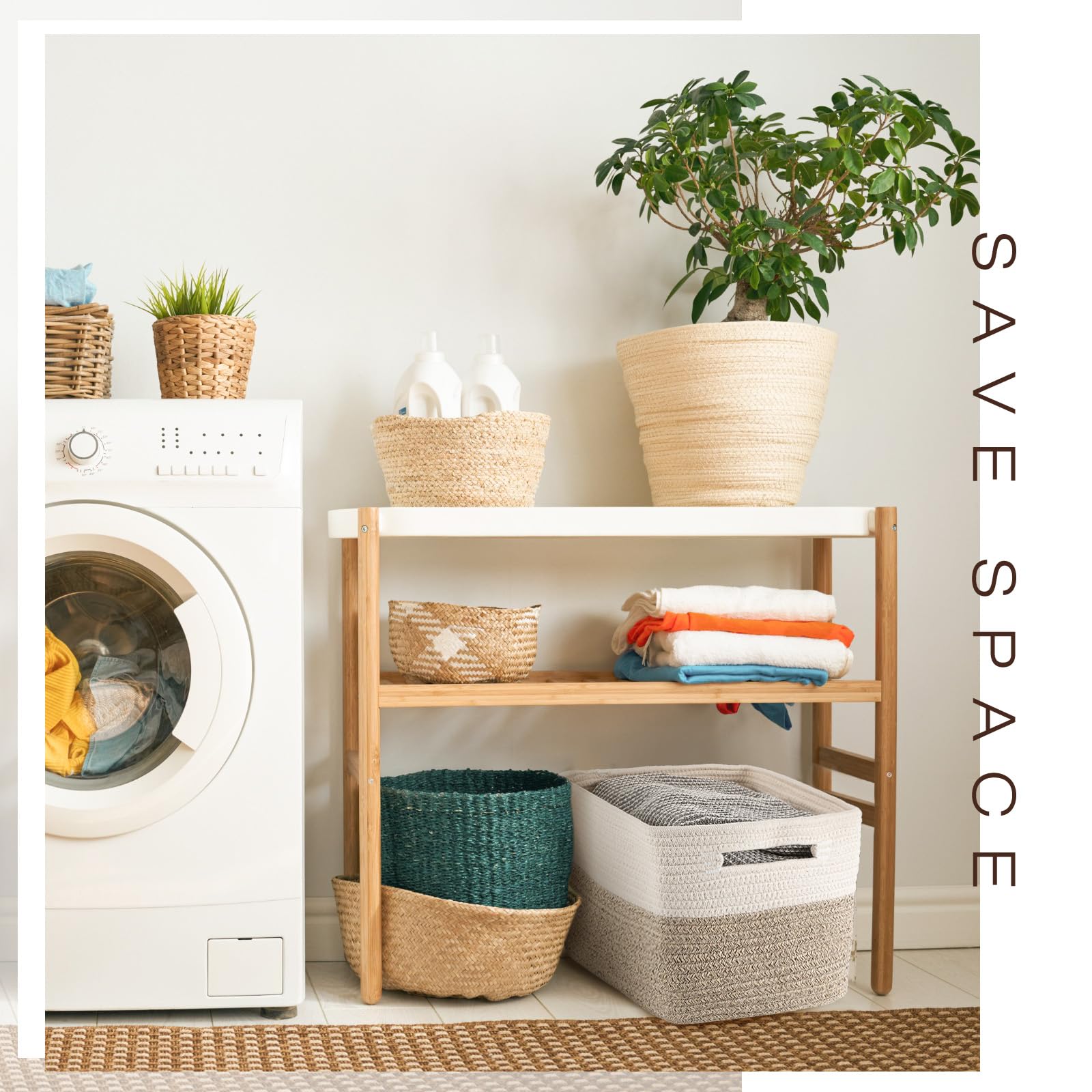 Geetery decorative storage baskets enhancing room style and storage