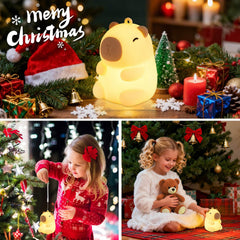 Gefaxi capybara night light RGB colors provide playful mood lighting for gatherings.