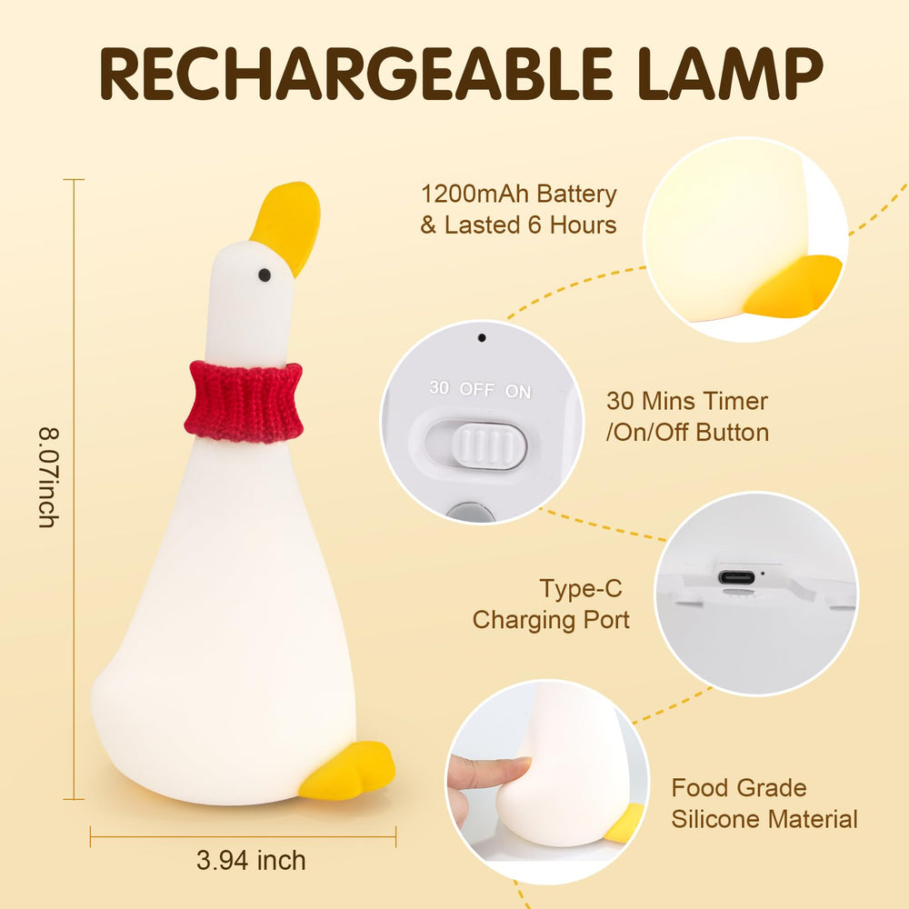 Gefaxi silicone shade is easy to clean, keeping bedside decor fresh and safe.