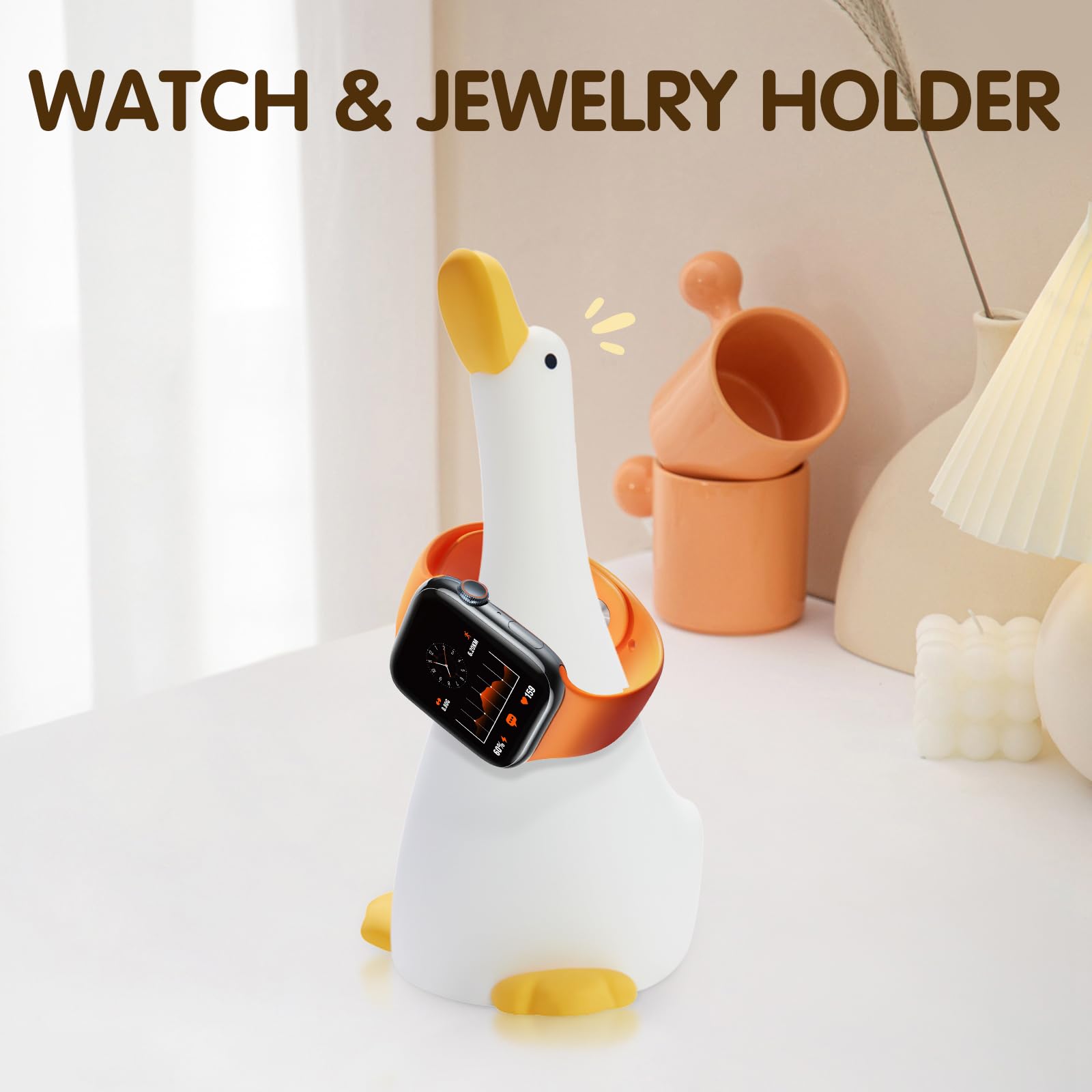 Gefaxi Duck Night Light includes a 30-minute timer to conserve battery overnight.