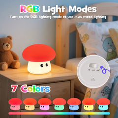 Gefaxi night light warm mode with three brightness levels for reading.