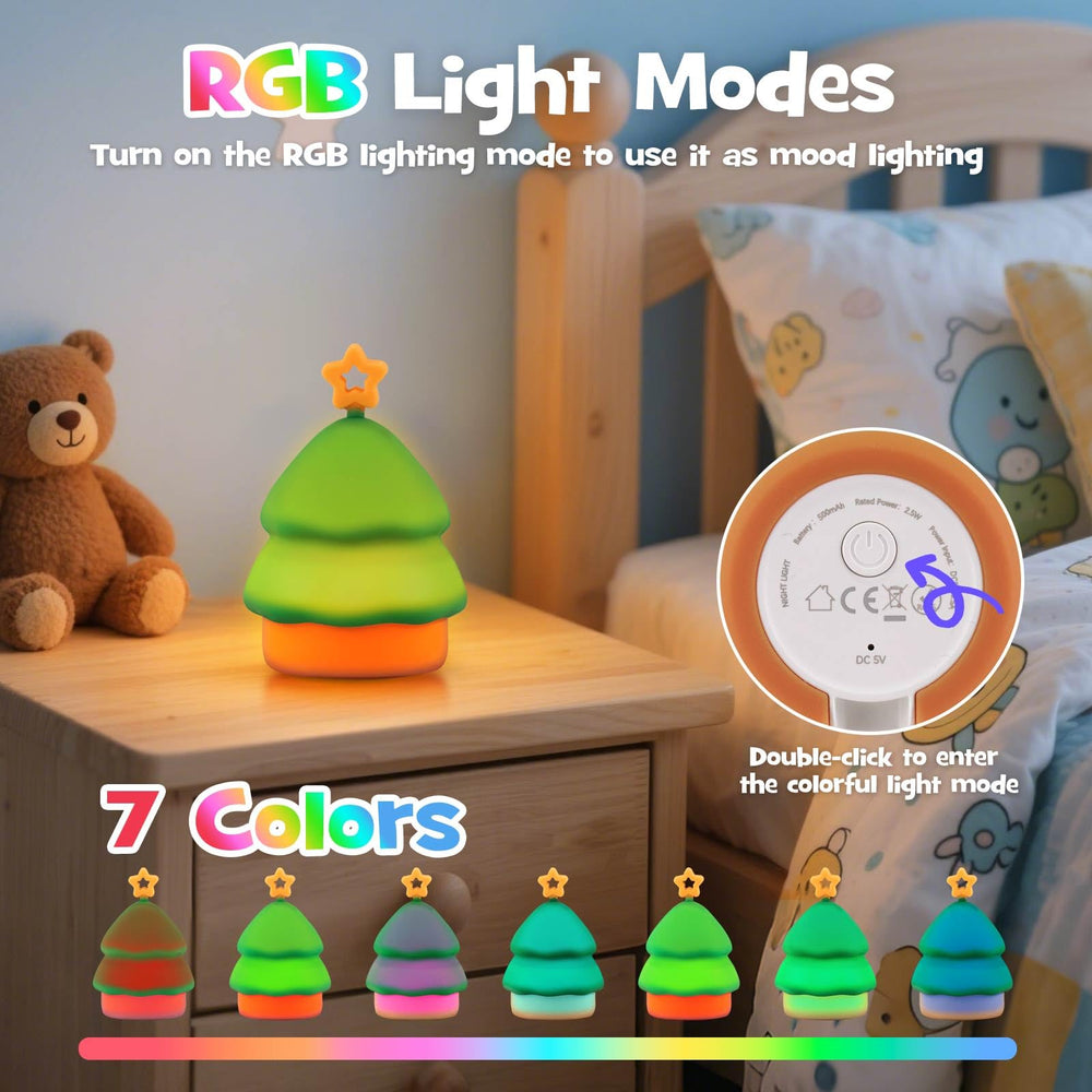 Gefaxi silicone night light is soft and easy to wipe clean