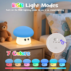 Gefaxi soft silicone night light featuring an easy-clean surface for quick care.
