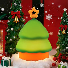 Gefaxi squishy Christmas tree night light with RGB glow for festive ambiance