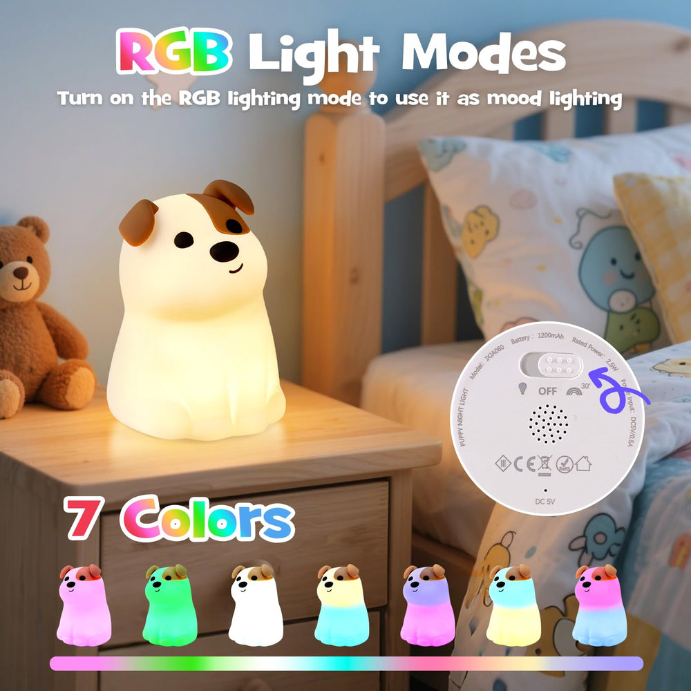 Gefaxi touch control night light adjusts color and brightness easily