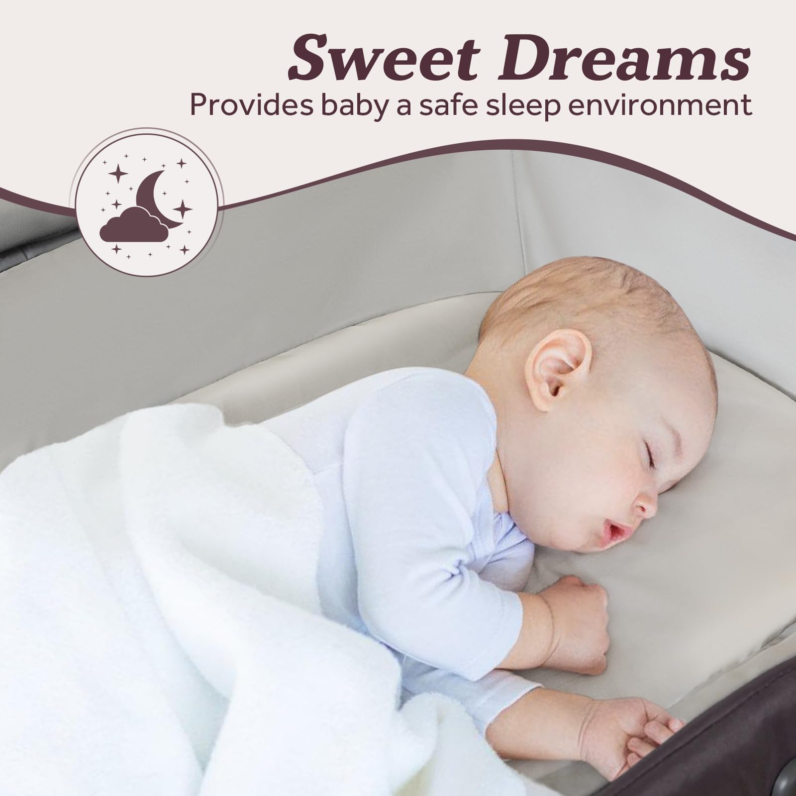 GEGOSEN changing table offers convenient on-the-go nursery solutions.