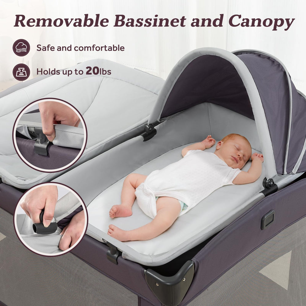 GEGOSEN nap bed area provides cozy rest for newborns during naps.