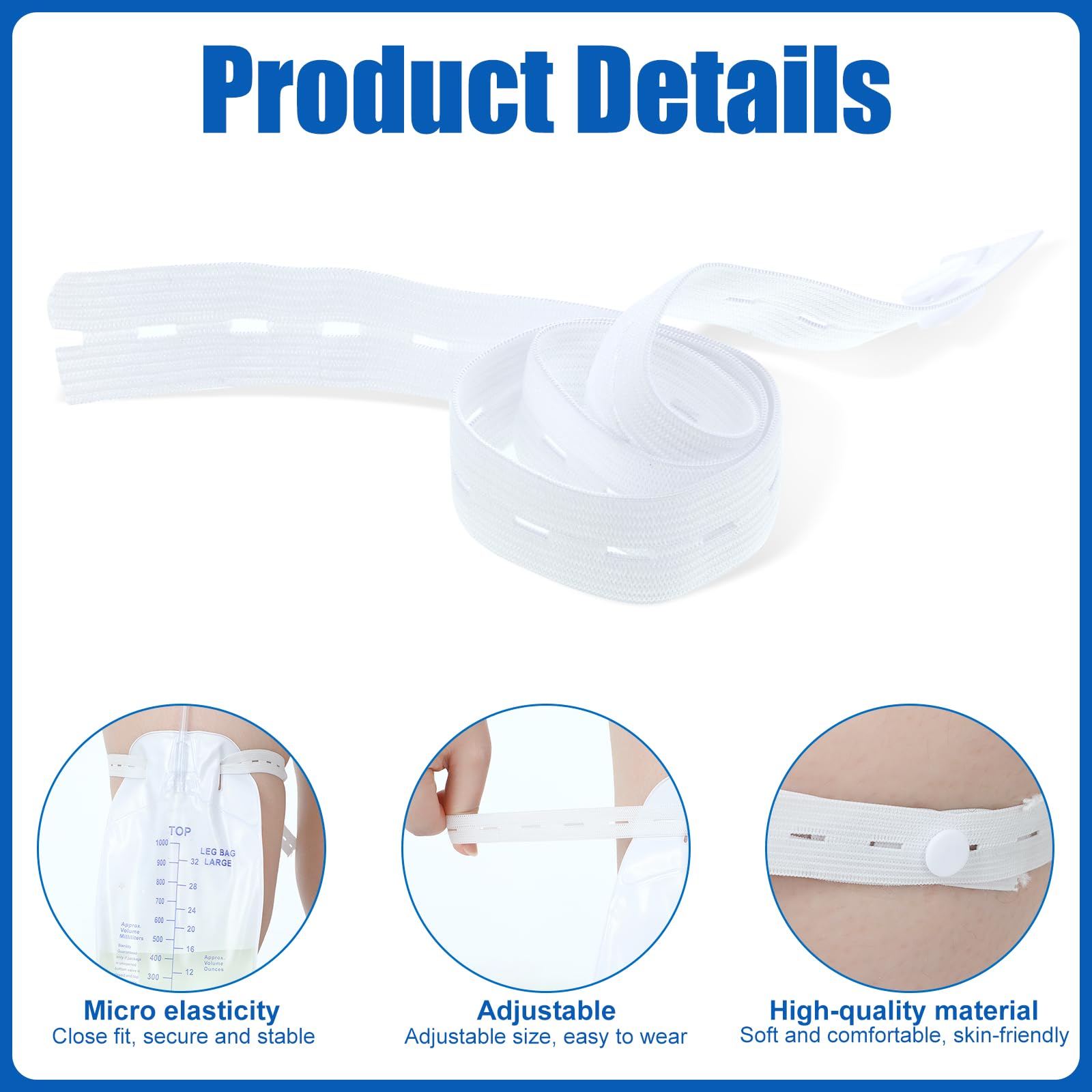 Geiserailie leg bag easy flip drain facilitates one-handed draining when needed.