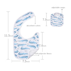 Gelisite 7-pack bibs, teething-ready, keeps outfits dry during spills