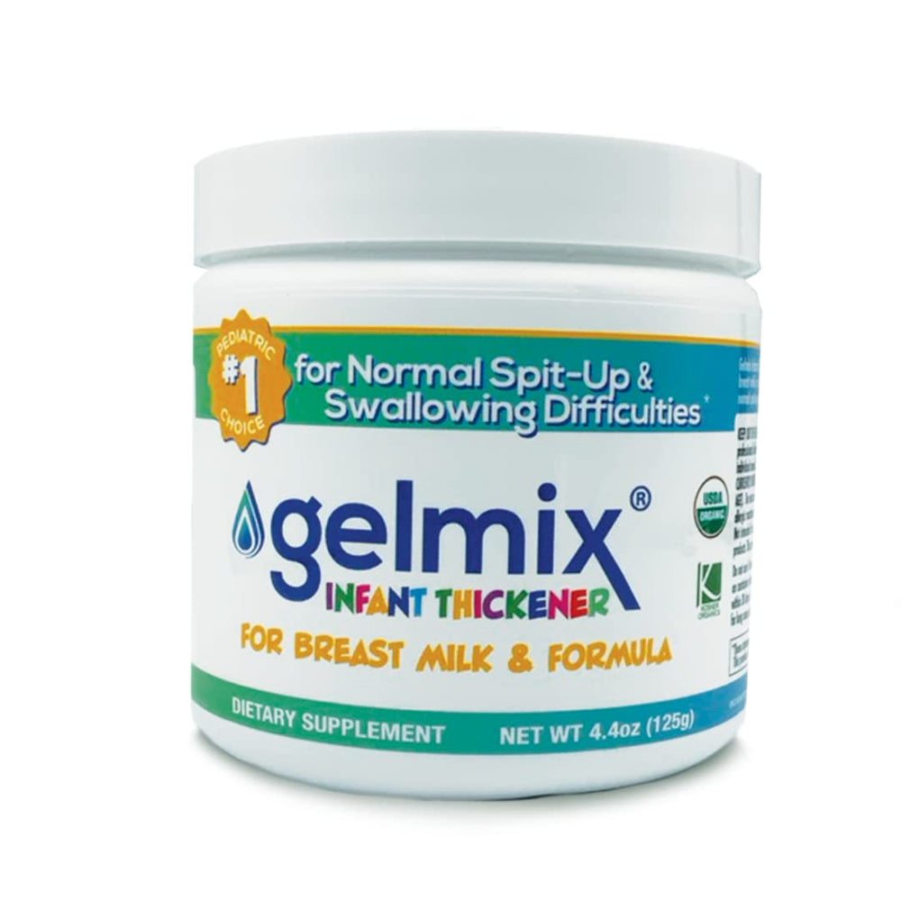Gelmix infant thickener jar for safe thickening at feeds