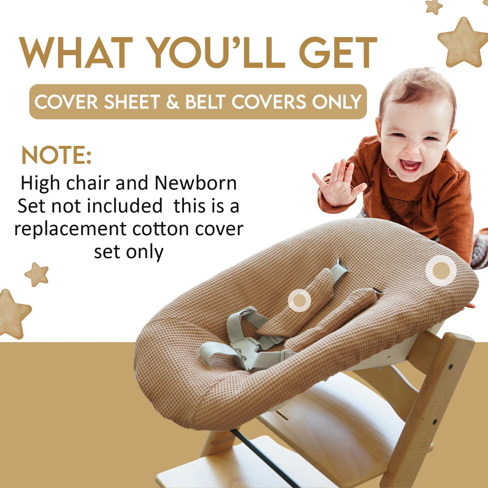 Includes cover sheet and belt-cover sheets for quick cleanups