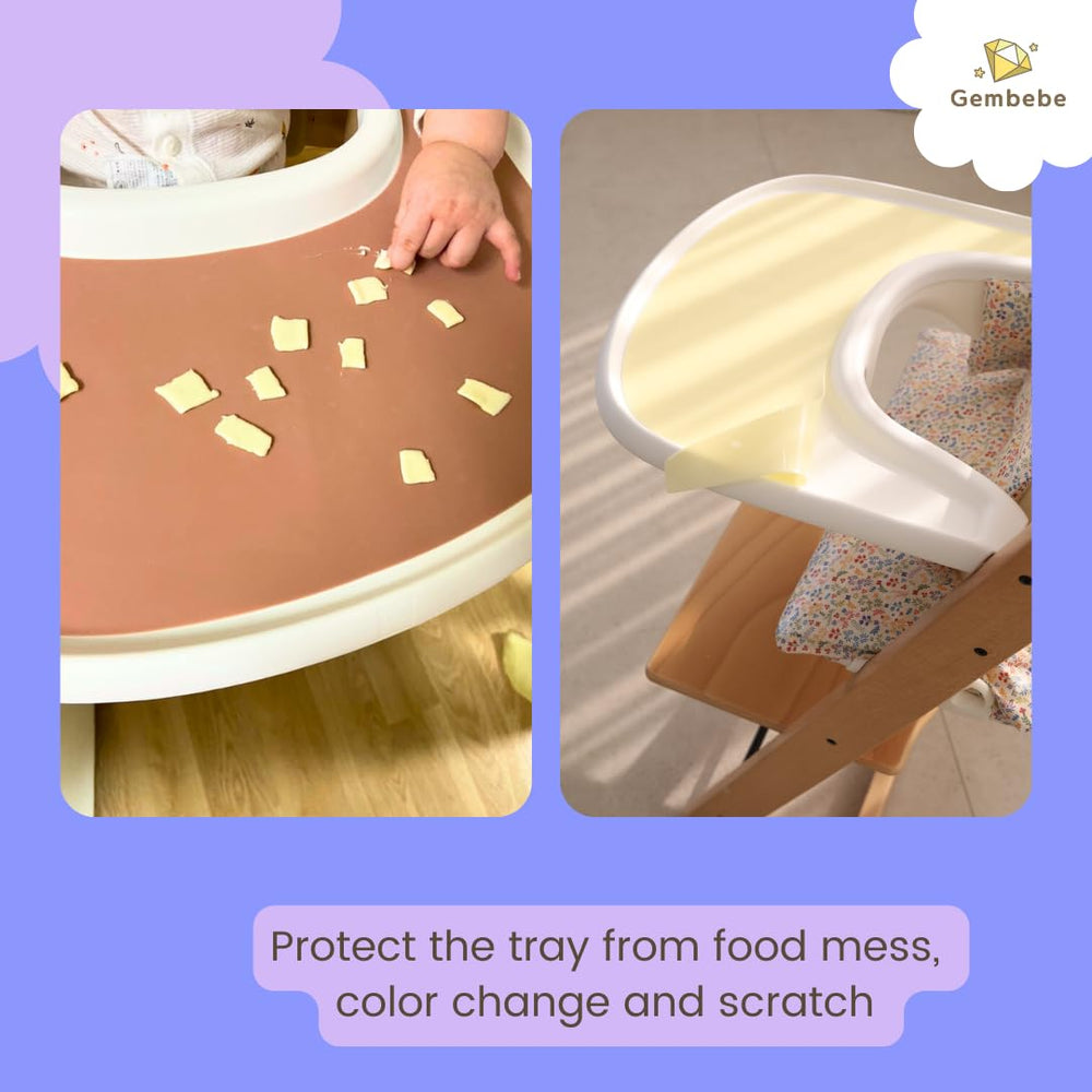 Dusty blue silicone texture shown for soft, non-slip surface