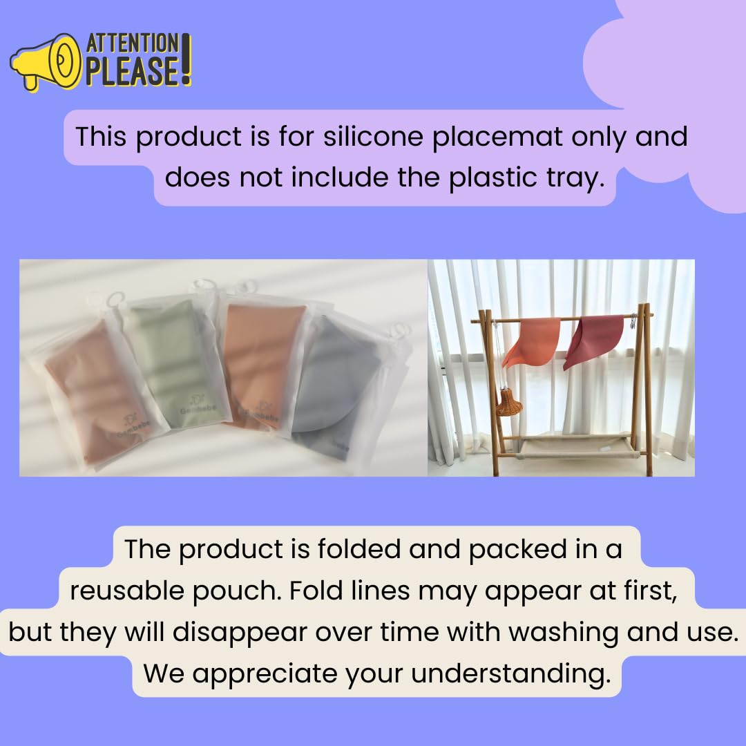 Gembebe silicone tray placemat STOKKE compatibility enables easy setup