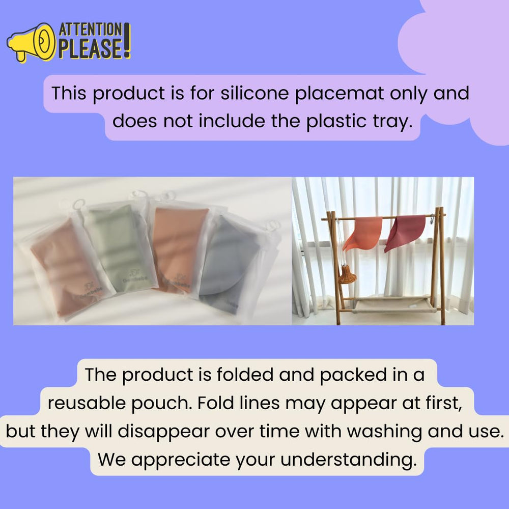 Gembebe silicone tray placemat STOKKE compatibility enables easy setup