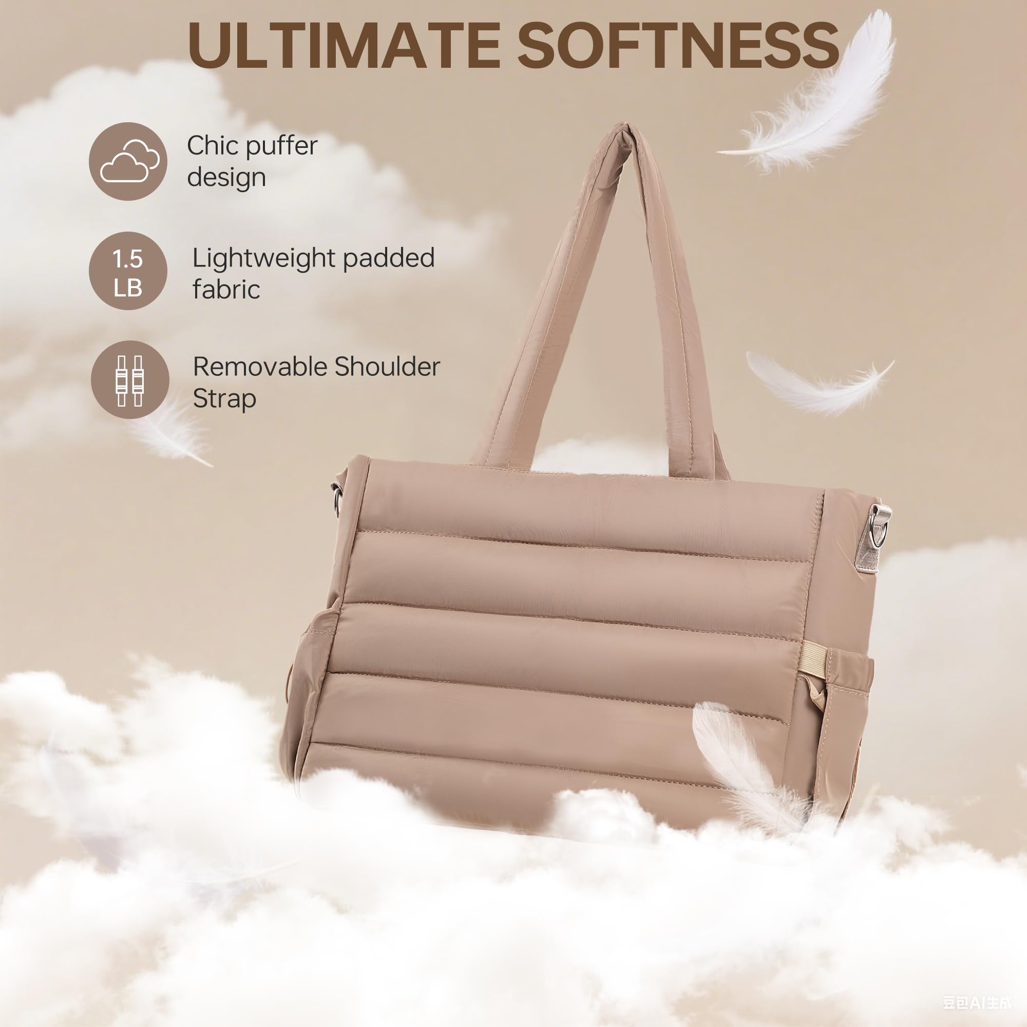GEMIU Diaper Bag Tote side pocket keeps essentials within reach while on the go.