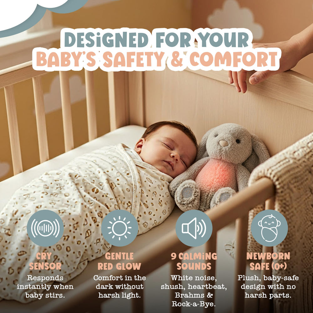 Gemma Joy Heartbeat Melodies soothe infant to sleep