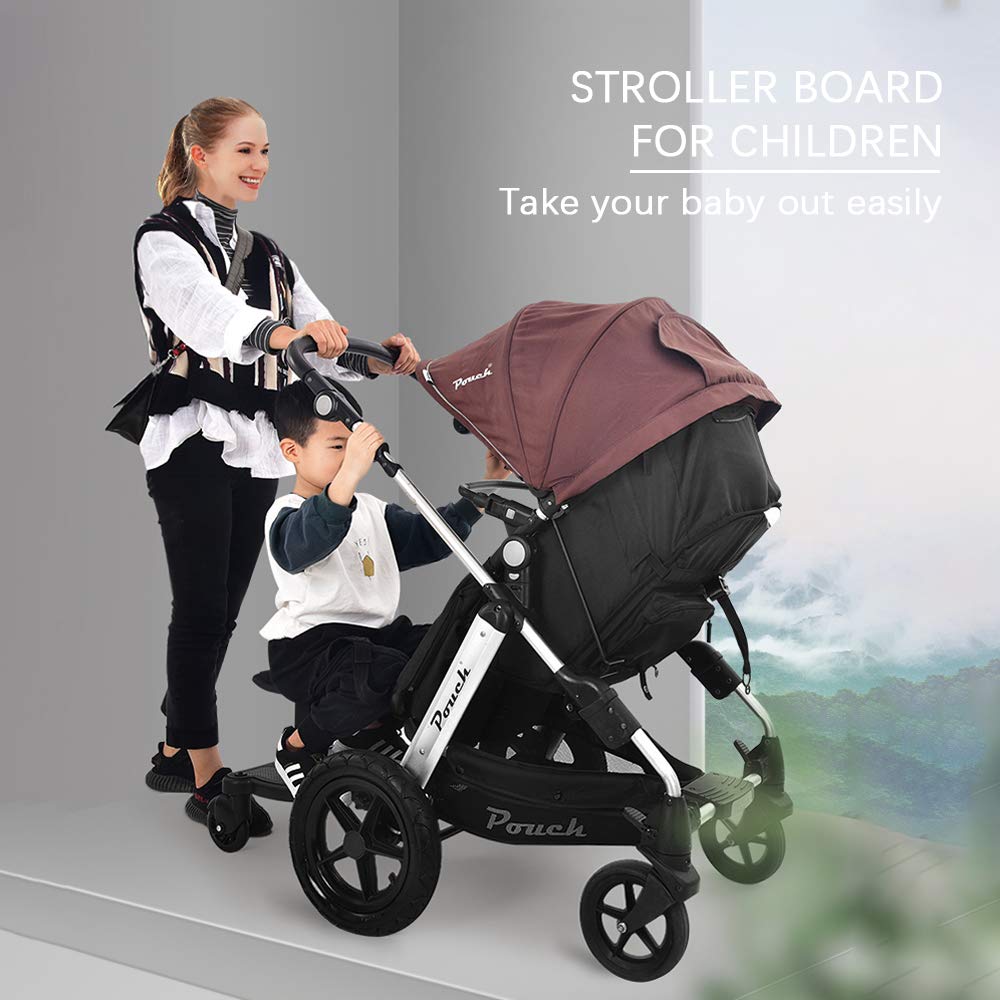 GemonExe sibling-solution turns a single stroller into a double when needed.