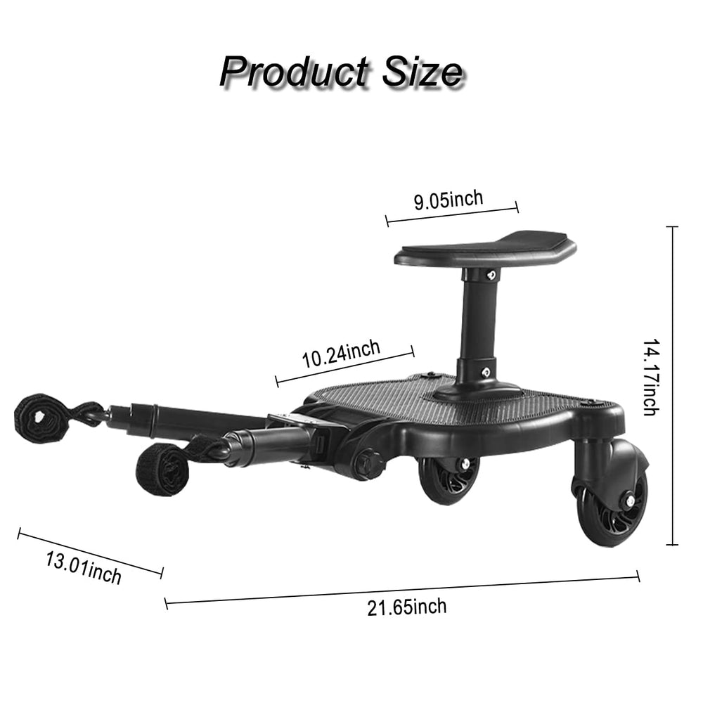 GemonExe steel frame and smooth wheels offer a quiet, smooth glide.