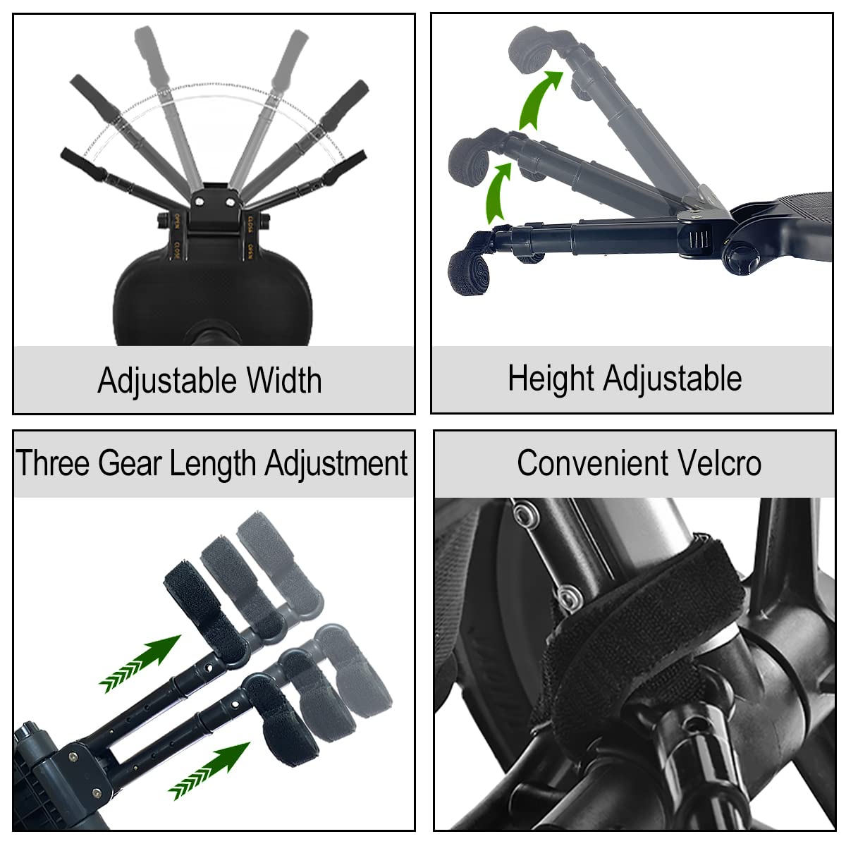 GemonExe secure-attachment velcro straps ensure quick, rock-solid mounting.